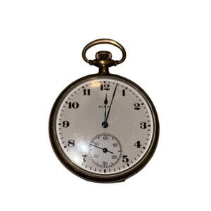 Beautiful High Grade 345 Elgin 17 Jewels 14K Gold Filled Pocket Watch 1921